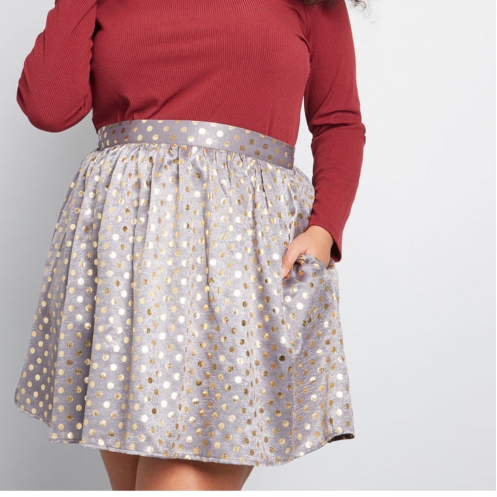 Modcloth Pockets Preferred Mini Skirt Size 3X
